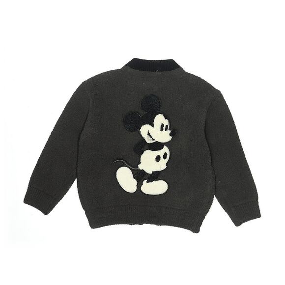Barefoot Dreams CozyChic® Disney Classic Mickey Mouse Toddler Varsity Jacket - Picture 4 of 5
